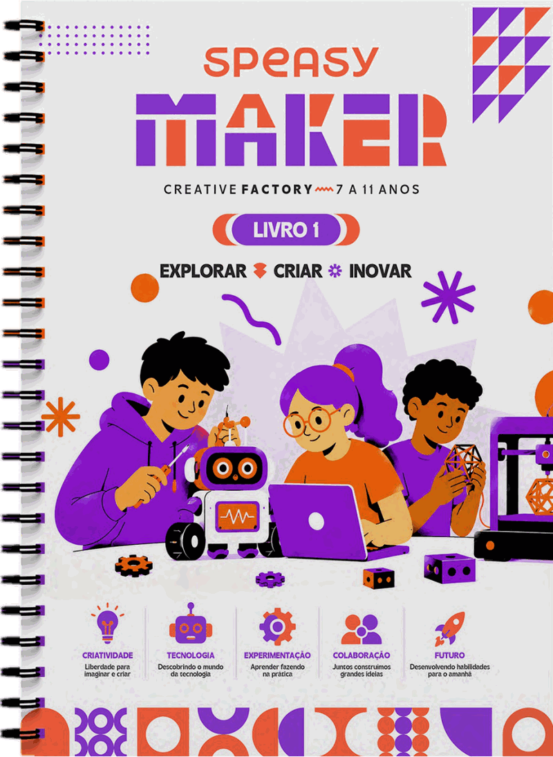 Livro Creative Factory para 7 a 11 anos